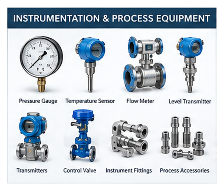Instrumentation and process equipment reference image